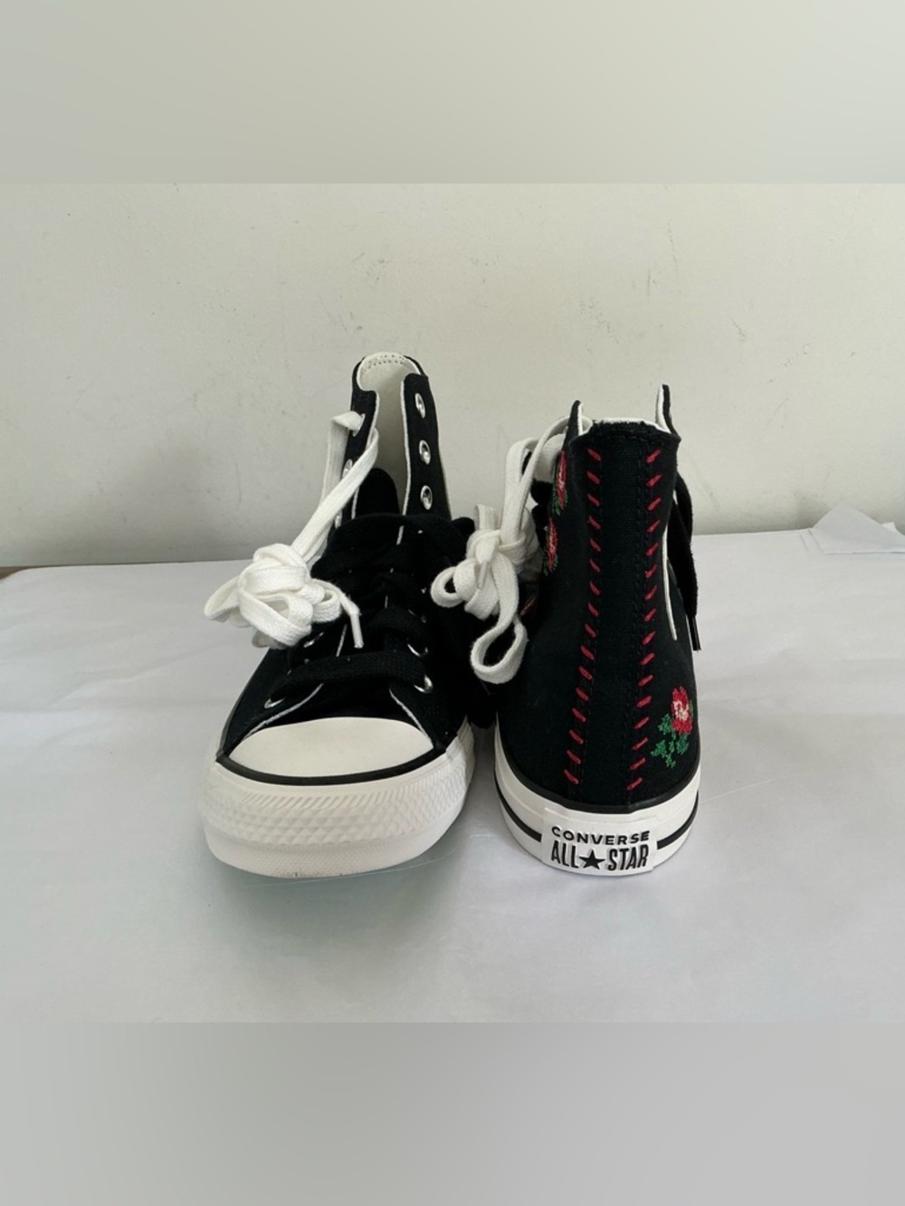 Converse Wmns Chuck Taylor All Star High 'Cross Stitch Roses - Picture 4 of 6